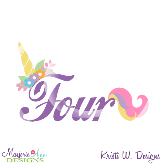 Unicorn Four SVG - Click Image to Close